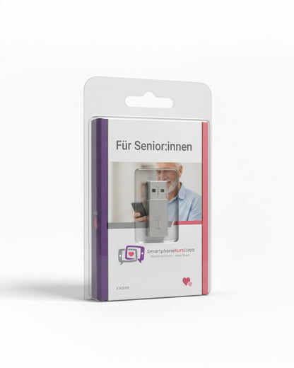 Android Smartphonekurs für Senior:innen – USB-Stick Edition