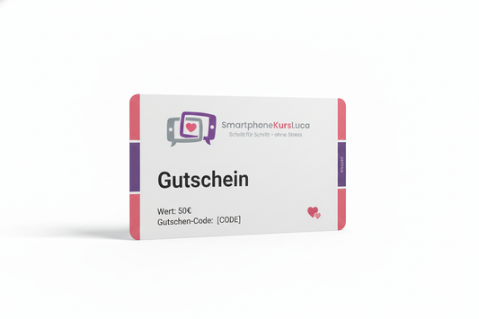 SmartphoneKurs Luca – Geschenkgutschein